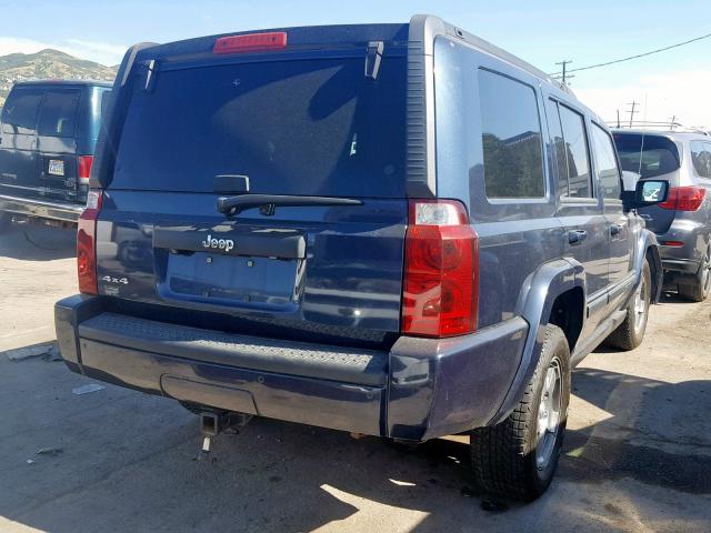 1J8HG48P69C517797 - 2009 JEEP COMMANDER 蓝色 照片 4