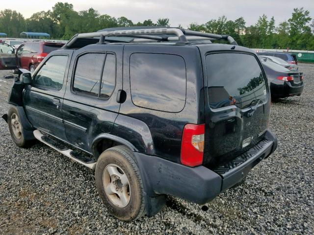 5N1ED28T31C545867 - 2001 NISSAN XTERRA XE BLACK photo 3