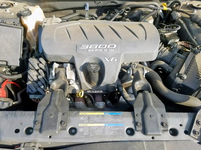 2G4WC562X51221961 - 2005 BUICK LACROSSE C SILVER photo 7