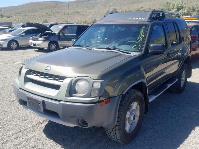 5N1ED28Y73C654329 - 2003 NISSAN XTERRA XE GREEN photo 2