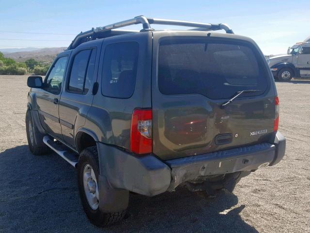 5N1ED28Y73C654329 - 2003 NISSAN XTERRA XE GREEN photo 3