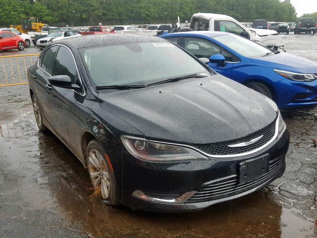 1C3CCCAG8FN759741 - 2015 CHRYSLER 200 LIMITE BLACK photo 1