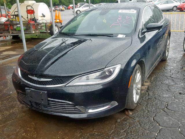 1C3CCCAG8FN759741 - 2015 CHRYSLER 200 LIMITE BLACK photo 2