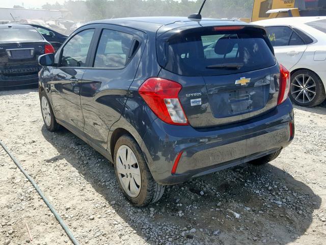 KL8CB6SA7JC420332 - 2018 CHEVROLET SPARK LS BLACK photo 3