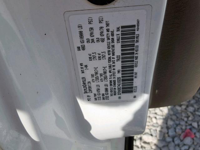 3D7KA28C74G183226 - 2004 DODGE RAM 2500 S თეთრი ფოტო 10