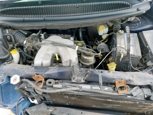 1D4GP25B43B331918 - 2003 DODGE CARAVAN SE BLUE photo 7