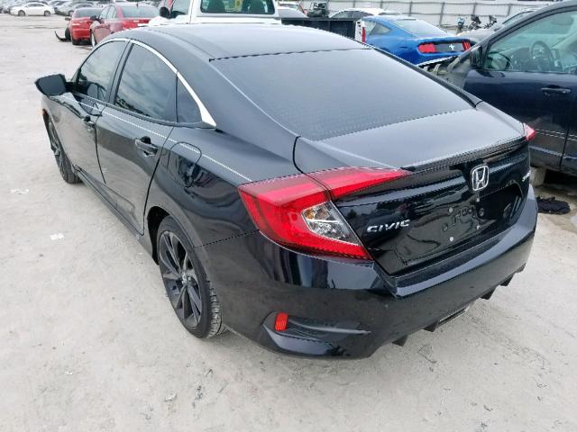 19XFC2F84KE000751 - 2019 HONDA CIVIC SPOR BLACK photo 3