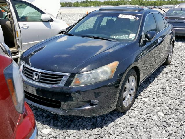 1HGCP3F85AA018059 - 2010 HONDA ACCORD EXL BLACK photo 2