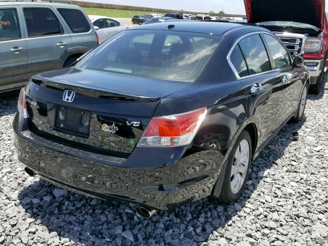 1HGCP3F85AA018059 - 2010 HONDA ACCORD EXL BLACK photo 4