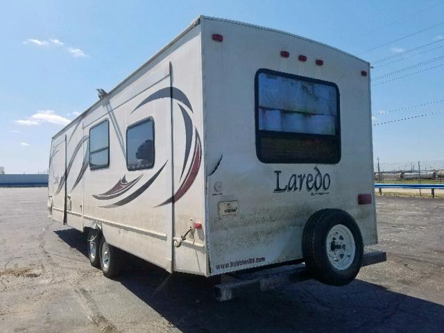 4YDT29820BV601994 - 2011 KEYSTONE LAREDO WHITE photo 3