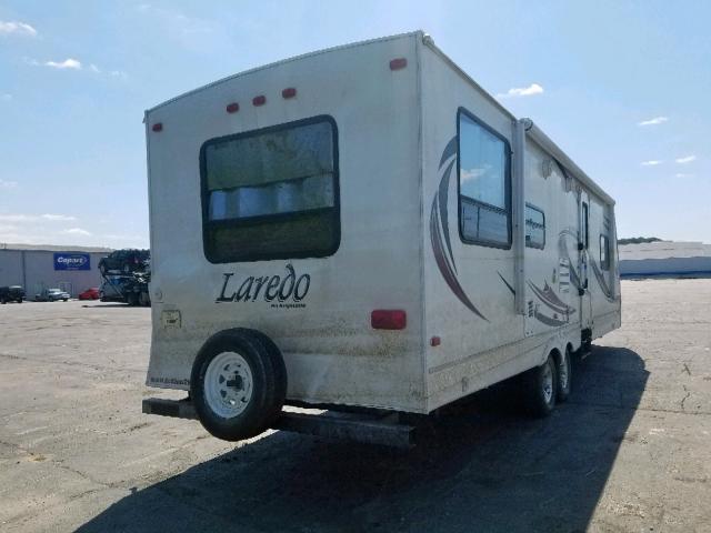 4YDT29820BV601994 - 2011 KEYSTONE LAREDO WHITE photo 4