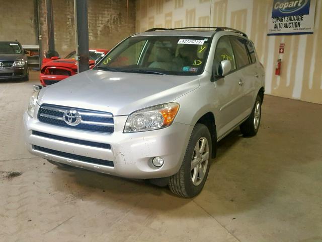 JTMBD31V475101841 - 2007 TOYOTA RAV4 LIMIT SILVER photo 2