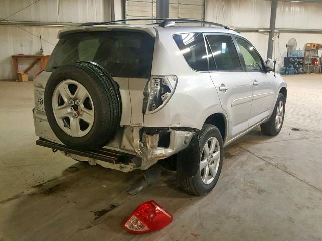 JTMBD31V475101841 - 2007 TOYOTA RAV4 LIMIT SILVER photo 4