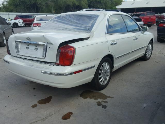 KMHFU45E65A425973 - 2005 HYUNDAI XG 350 WHITE photo 4