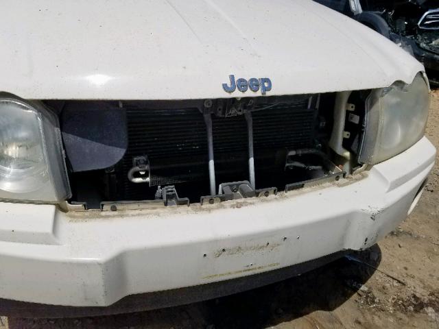 1J4GS48K05C706634 - 2005 JEEP GRAND CHER WHITE photo 9