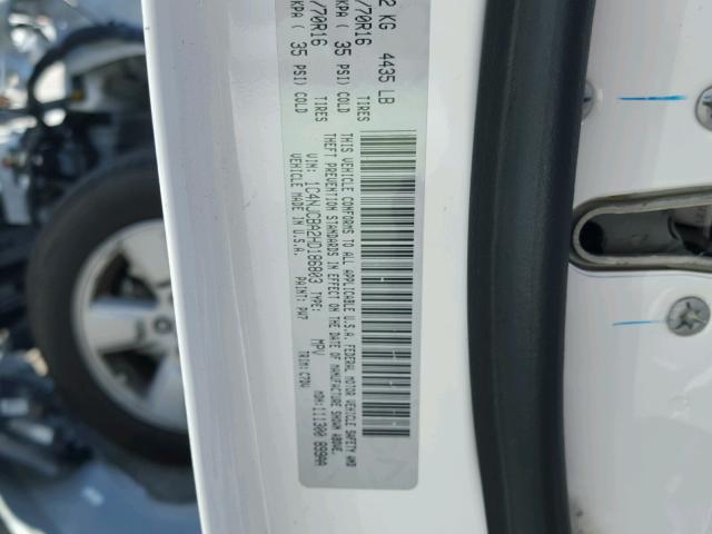 1C4NJCBA2HD186803 - 2017 JEEP COMPASS SP 白色 照片 10