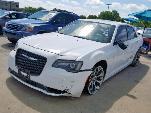 2C3CCABG4FH807800 - 2015 CHRYSLER 300 S WHITE photo 2