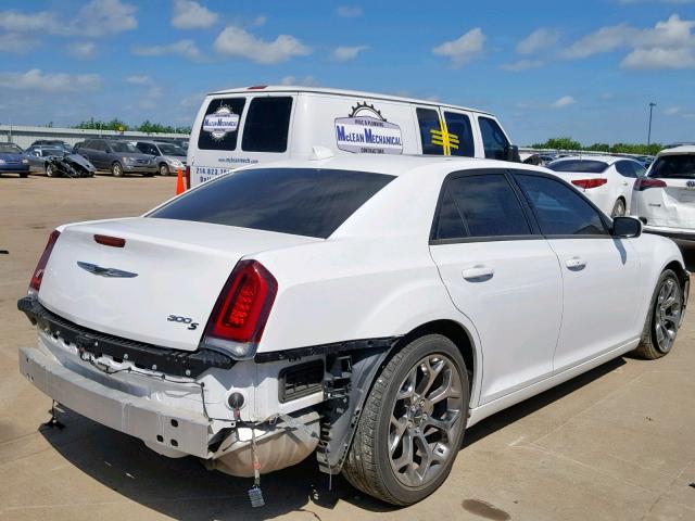 2C3CCABG4FH807800 - 2015 CHRYSLER 300 S WHITE photo 4