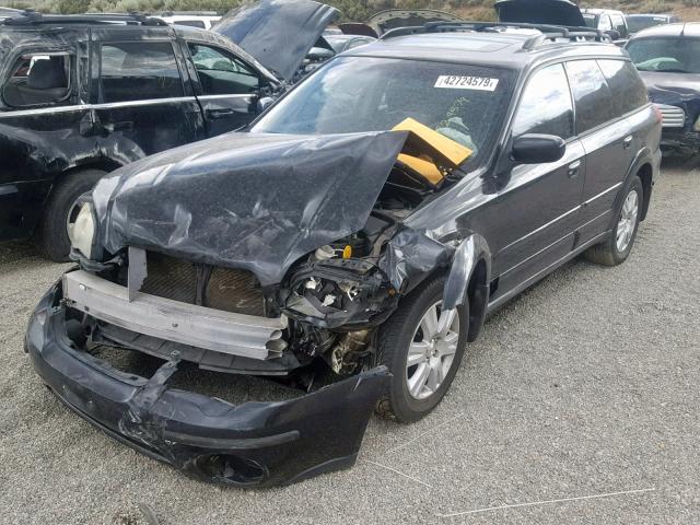 4S4BP62C657382964 - 2005 SUBARU LEGACY OUT BLACK photo 2