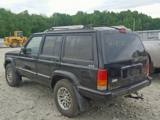 1J4FF78S3XL553669 - 1999 JEEP CHEROKEE L BLACK photo 3