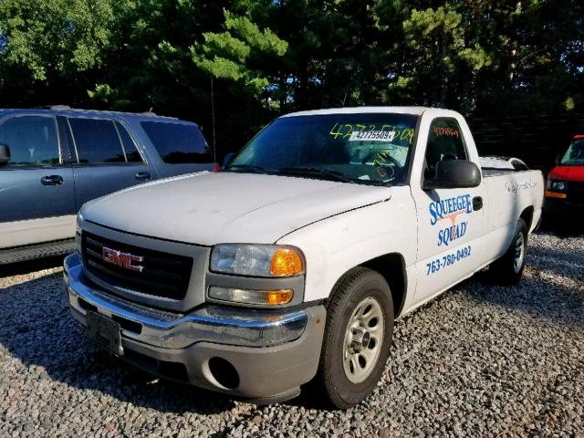 1GTEC14X67Z123978 - 2007 GMC NEW SIERRA WHITE photo 2