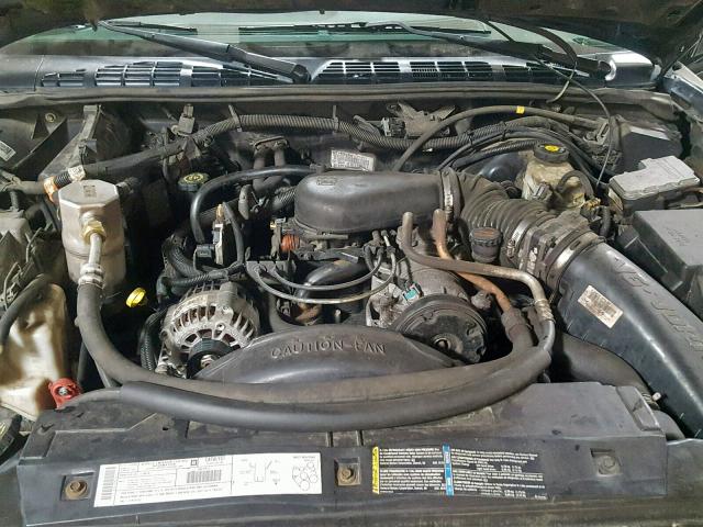 1GTDT19W628249865 - 2002 GMC SONOMA BLACK photo 7