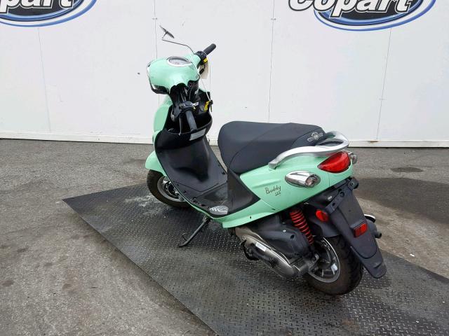 RFVPAC209J1019173 - 2018 GENUINE SCOOTER CO. BUDDY 125 GREEN photo 3