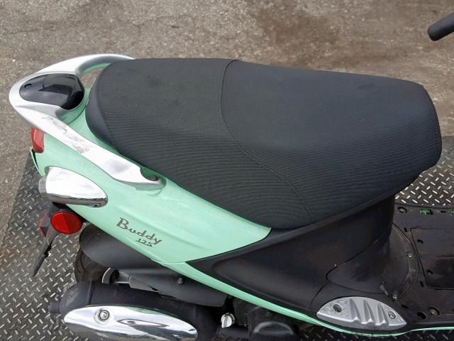 RFVPAC209J1019173 - 2018 GENUINE SCOOTER CO. BUDDY 125 GREEN photo 6