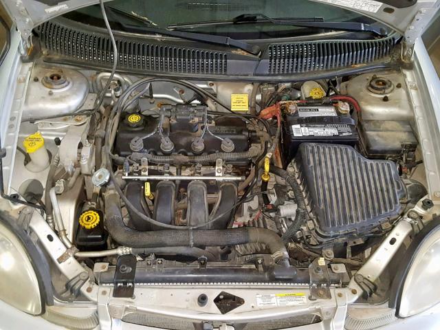 1B3ES26C52D503680 - 2002 DODGE NEON SILVER photo 7