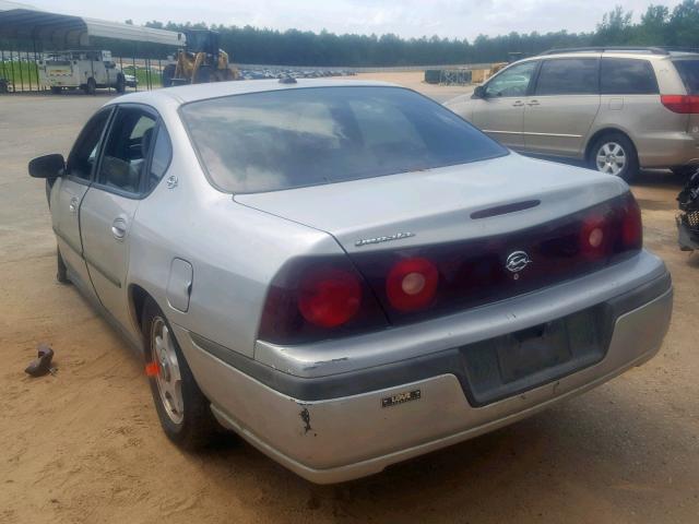 2G1WF52K849165528 - 2004 CHEVROLET IMPALA WHITE photo 3