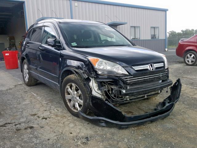 5J6RE48737L003592 - 2007 HONDA CR-V EXL BLACK photo 1