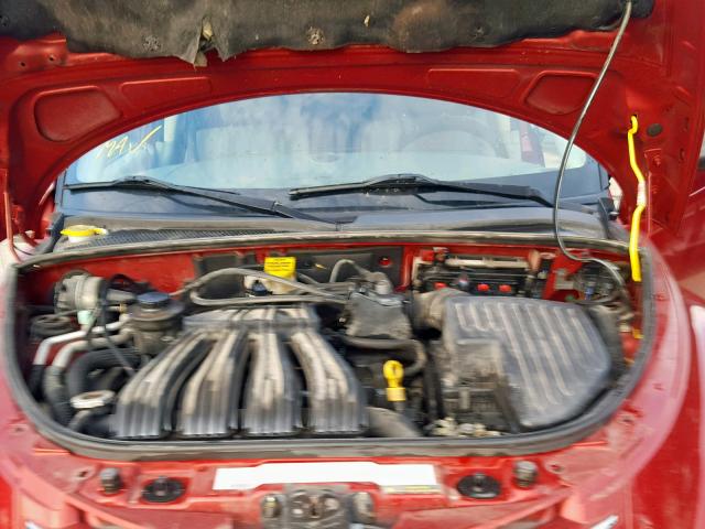 3A8FY68B47T613336 - 2007 CHRYSLER PT CRUISER RED photo 7