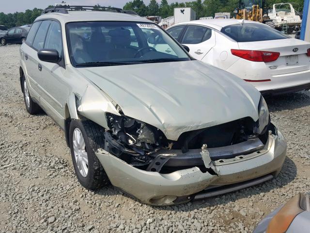 4S4BP61C857374477 - 2005 SUBARU LEGACY OUT TAN photo 1