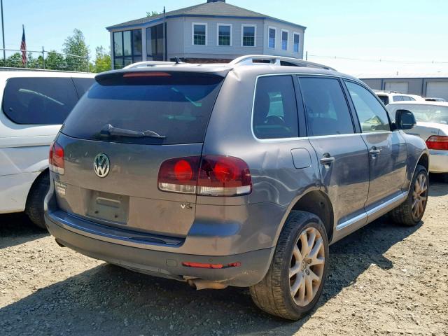 WVGBE77L38D043203 - 2008 VOLKSWAGEN TOUAREG 2 SILVER photo 4