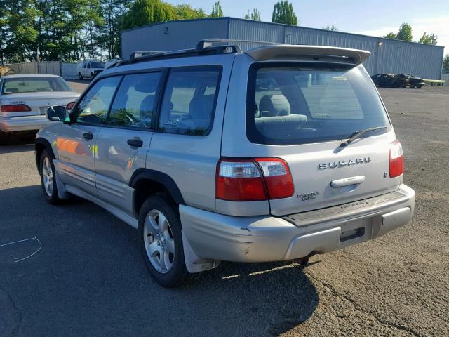 JF1SF656X1H756564 - 2001 SUBARU FORESTER S SILVER photo 3