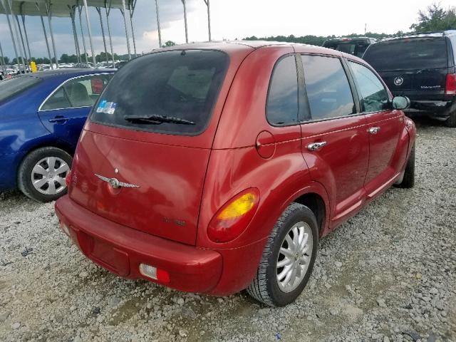 3C8FY78G93T516005 - 2003 CHRYSLER PT CRUISER RED photo 4