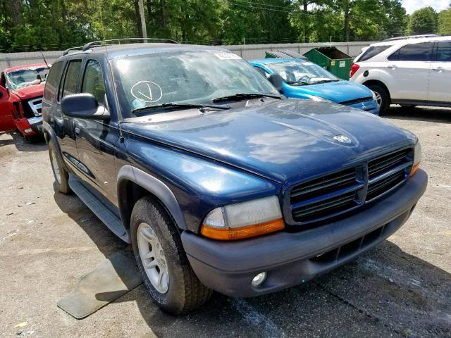 1D8HR38N53F541154 - 2003 DODGE DURANGO SP BLUE photo 1