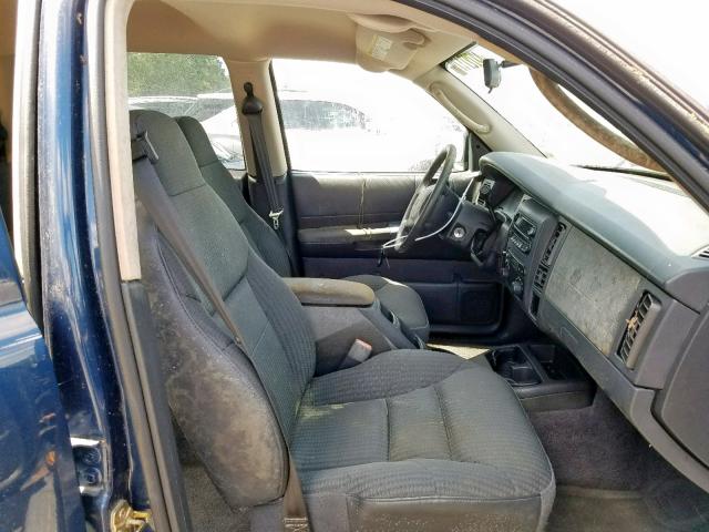 1D8HR38N53F541154 - 2003 DODGE DURANGO SP BLUE photo 5