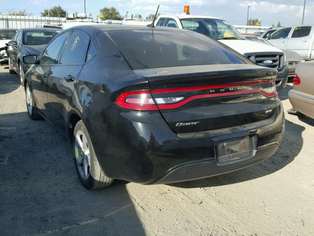 1C3CDFBB0FD320041 - 2015 DODGE DART SXT BLACK photo 3