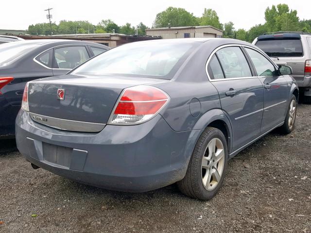 1G8ZS57B48F226888 - 2008 SATURN AURA XE GRAY photo 4