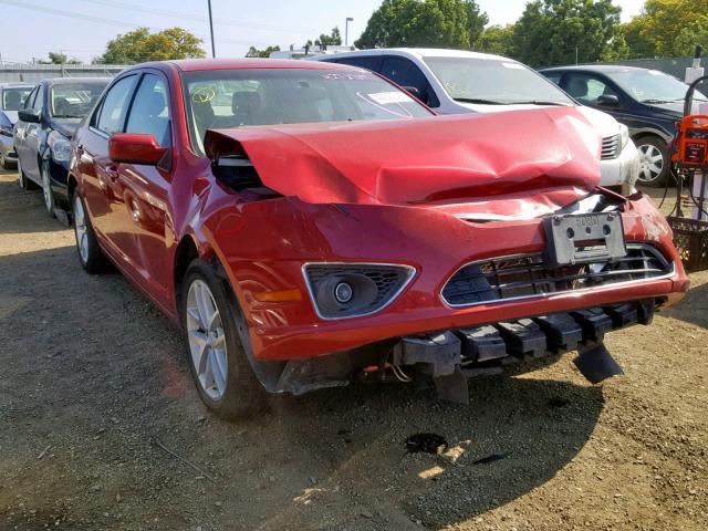 3FAHP0JA5BR288306 - 2011 FORD FUSION SEL RED photo 1