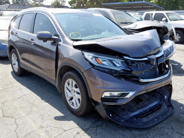 2HKRM3H74GH523324 - 2016 HONDA CR-V EXL BROWN photo 1