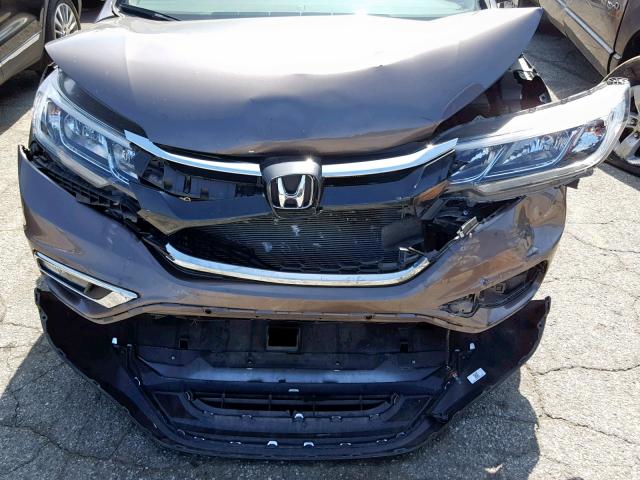 2HKRM3H74GH523324 - 2016 HONDA CR-V EXL BROWN photo 7