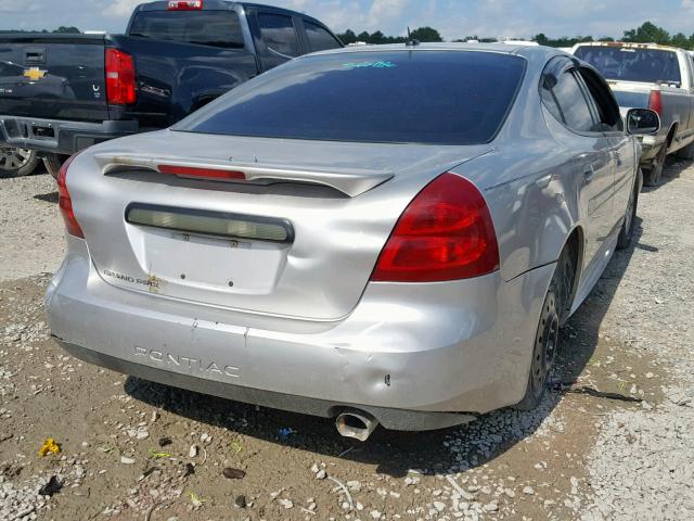 2G2WP552061142282 - 2006 PONTIAC GRAND PRIX SILVER photo 4