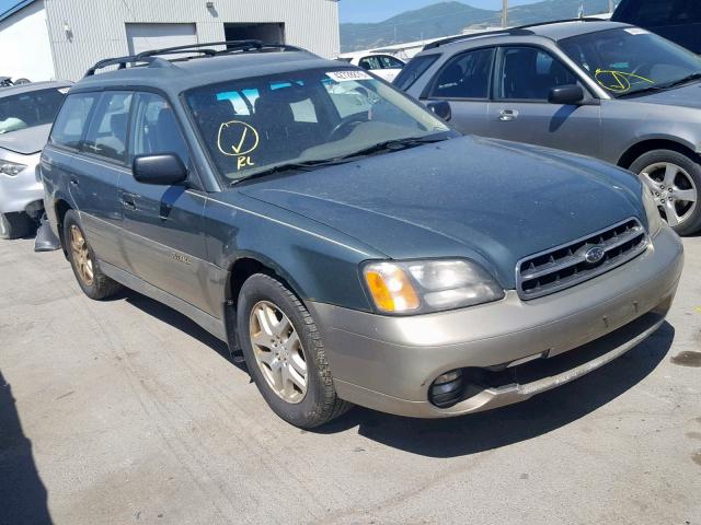 4S3BH6655Y7665390 - 2000 SUBARU LEGACY OUT GREEN photo 1