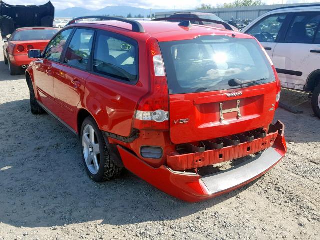 YV1MJ682962168881 - 2006 VOLVO V50 T5 RED photo 3