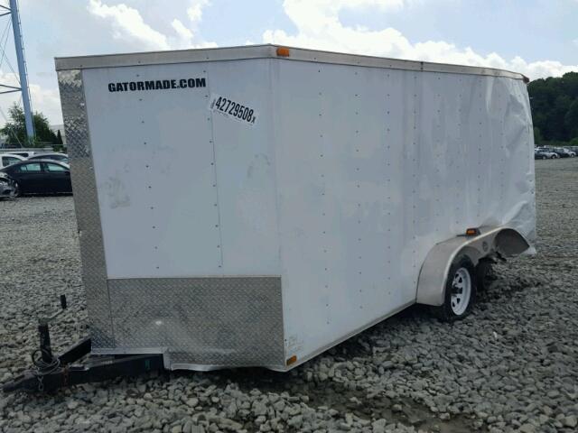 5RTBE1425DD034850 - 2013 GATO TRAILER WHITE photo 2