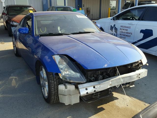 JN1AZ34E55M654822 - 2005 NISSAN 350Z COUPE BLUE photo 1