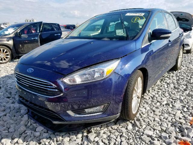 1FADP3N22HL268198 - 2017 FORD FOCUS TITA BLUE photo 2