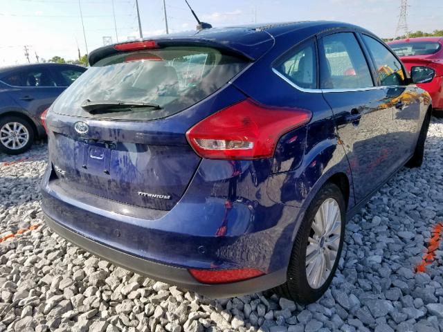 1FADP3N22HL268198 - 2017 FORD FOCUS TITA BLUE photo 4